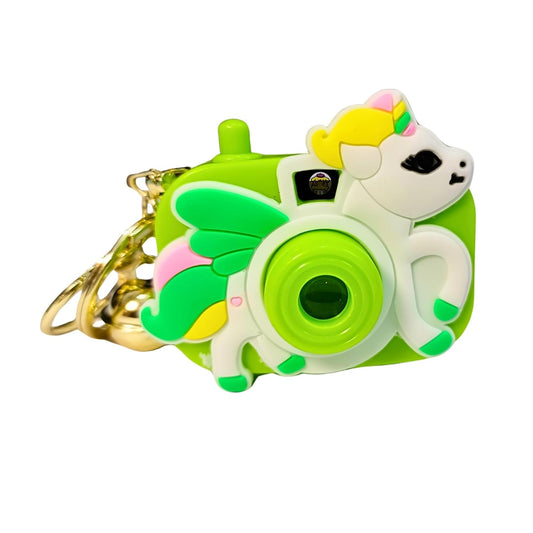 Cute Mini Camera Keychain Toy | Cartoon Camera Design with Bell & Key Ring | Kids Camera Shape Keychain for Bags, Keys & Gifts