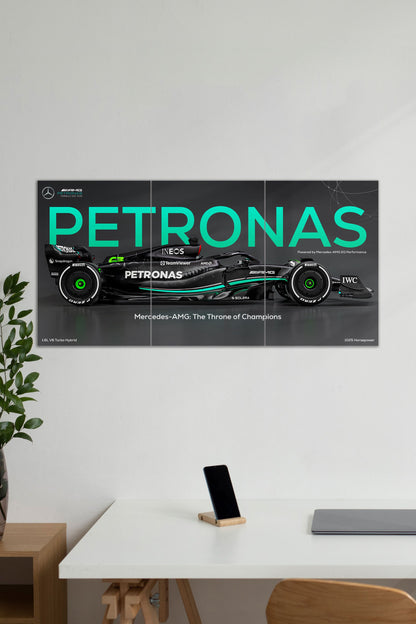 Mercedes-AMG Petronas F1 Championship Panorama Poster